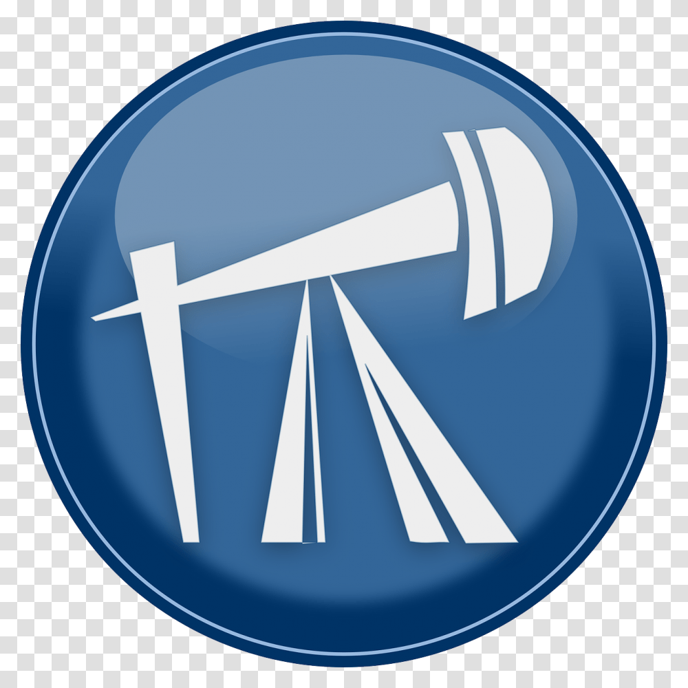 Energy Oil Petroleum Refinery Button Blue Glossy Oil Rig Icon Pixabay, Logo, Trademark, Emblem Transparent Png