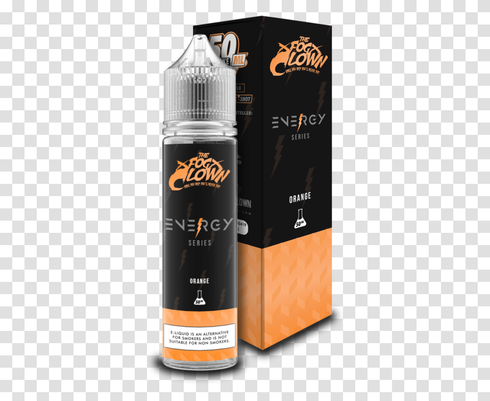 Energy Series Orange By The Fog Clown 50ml Electronic Cigarette, Tin, Can, Beer, Alcohol Transparent Png
