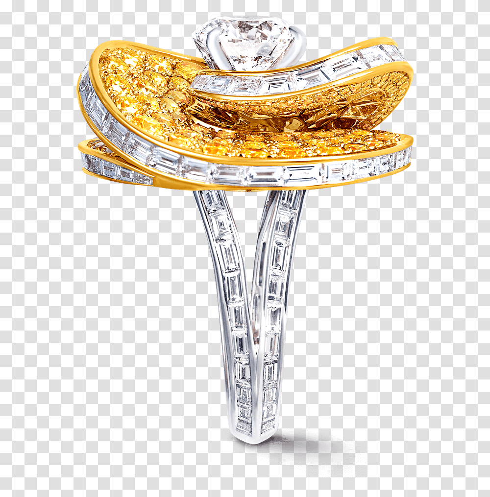 Engagement Ring, Gold, Trophy, Crystal, Plant Transparent Png