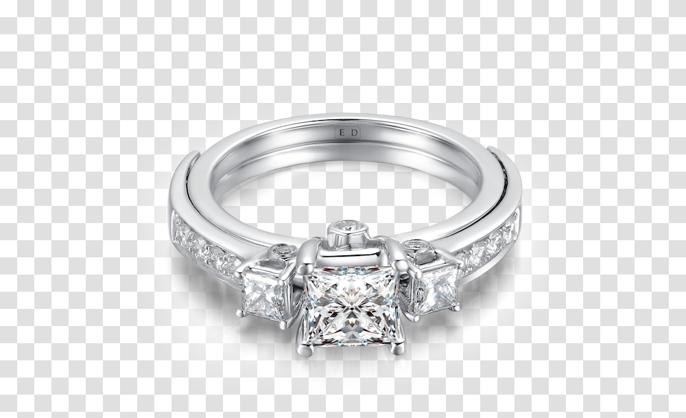 Engagement Ring, Platinum, Silver, Jewelry, Accessories Transparent Png