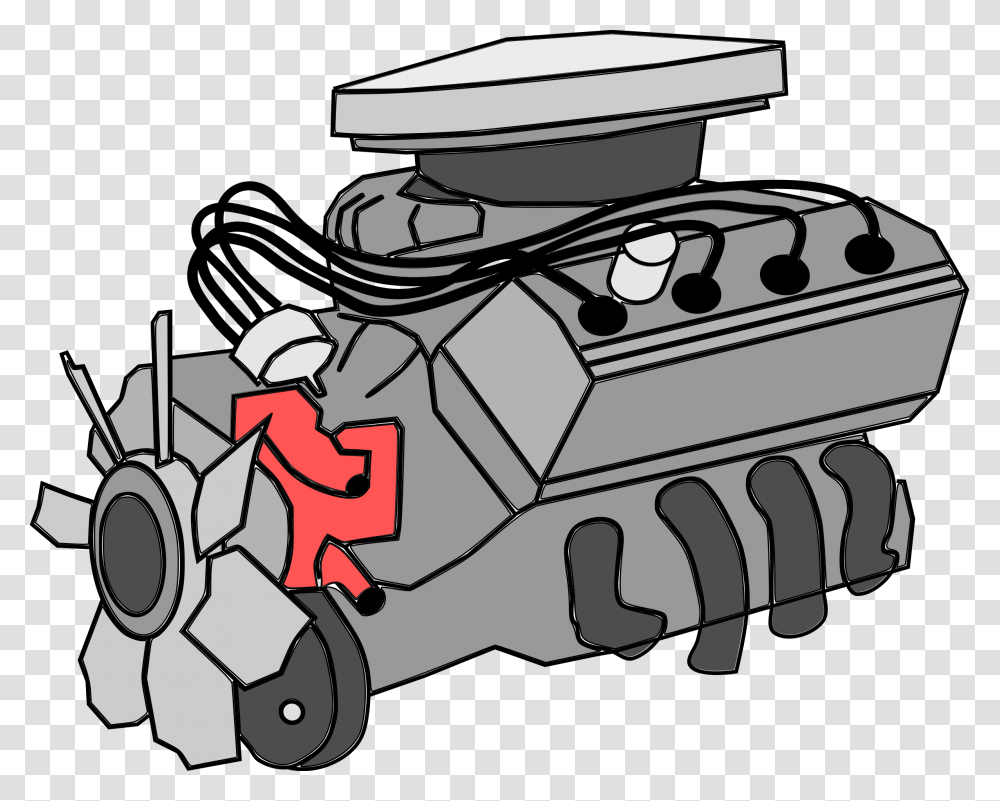 Engine, Car, Military, Vehicle, Transportation Transparent Png