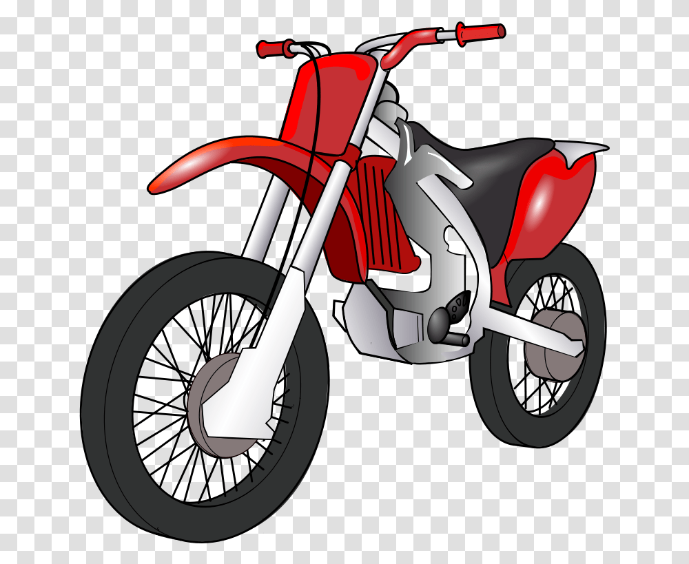 Engine Cartoon Cartoon Motorbike, Motorcycle, Vehicle, Transportation, Motocross Transparent Png