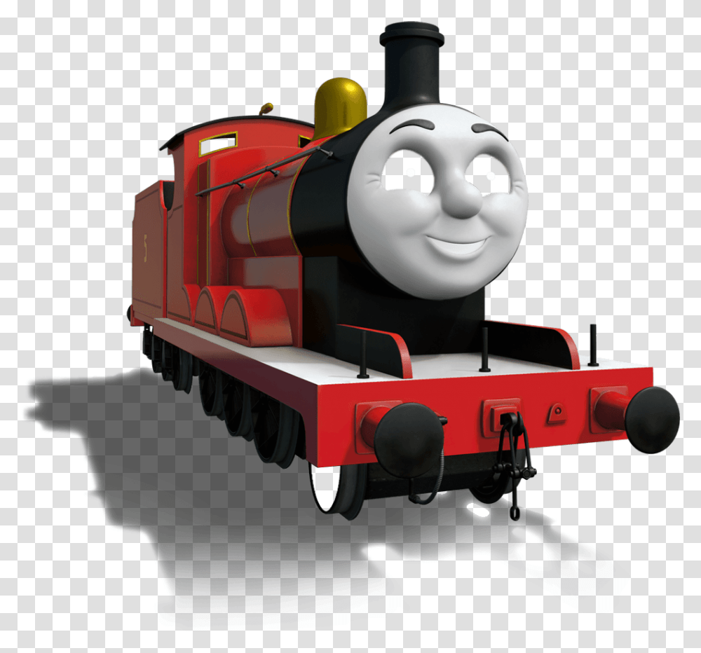 Engine Clipart Red Train Thomas E Seus Amigos, Locomotive, Vehicle, Transportation, Toy Transparent Png