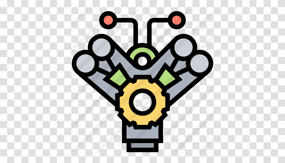 Engine Dot, Hand, Light, Motor, Machine Transparent Png