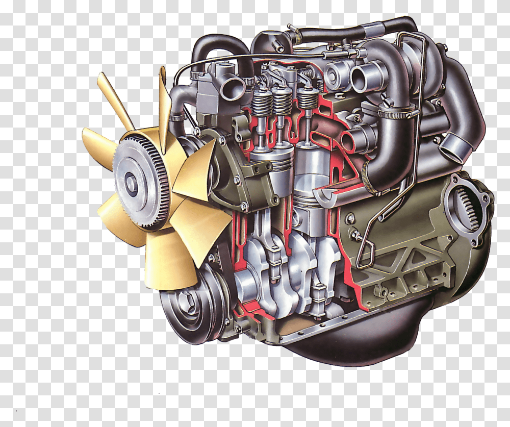 Engine Motors Image Diesel Engineering Car Engine Of Car Part, Machine Transparent Png