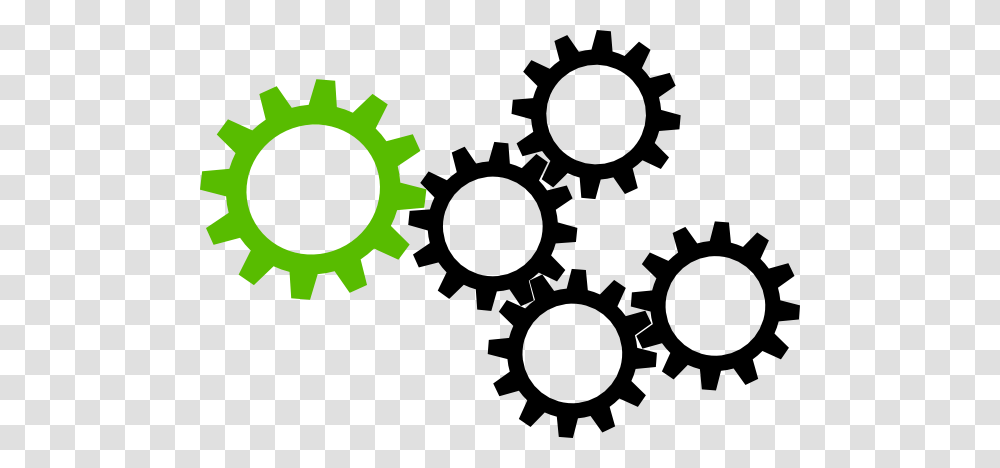 Engineer Clipart Black And White, Machine, Gear Transparent Png