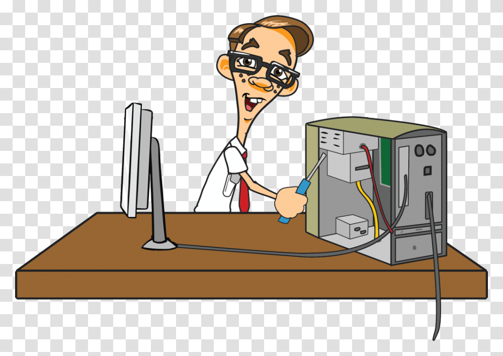 Engineer Clipart, Computer, Electronics, Washing, Drawing Transparent Png