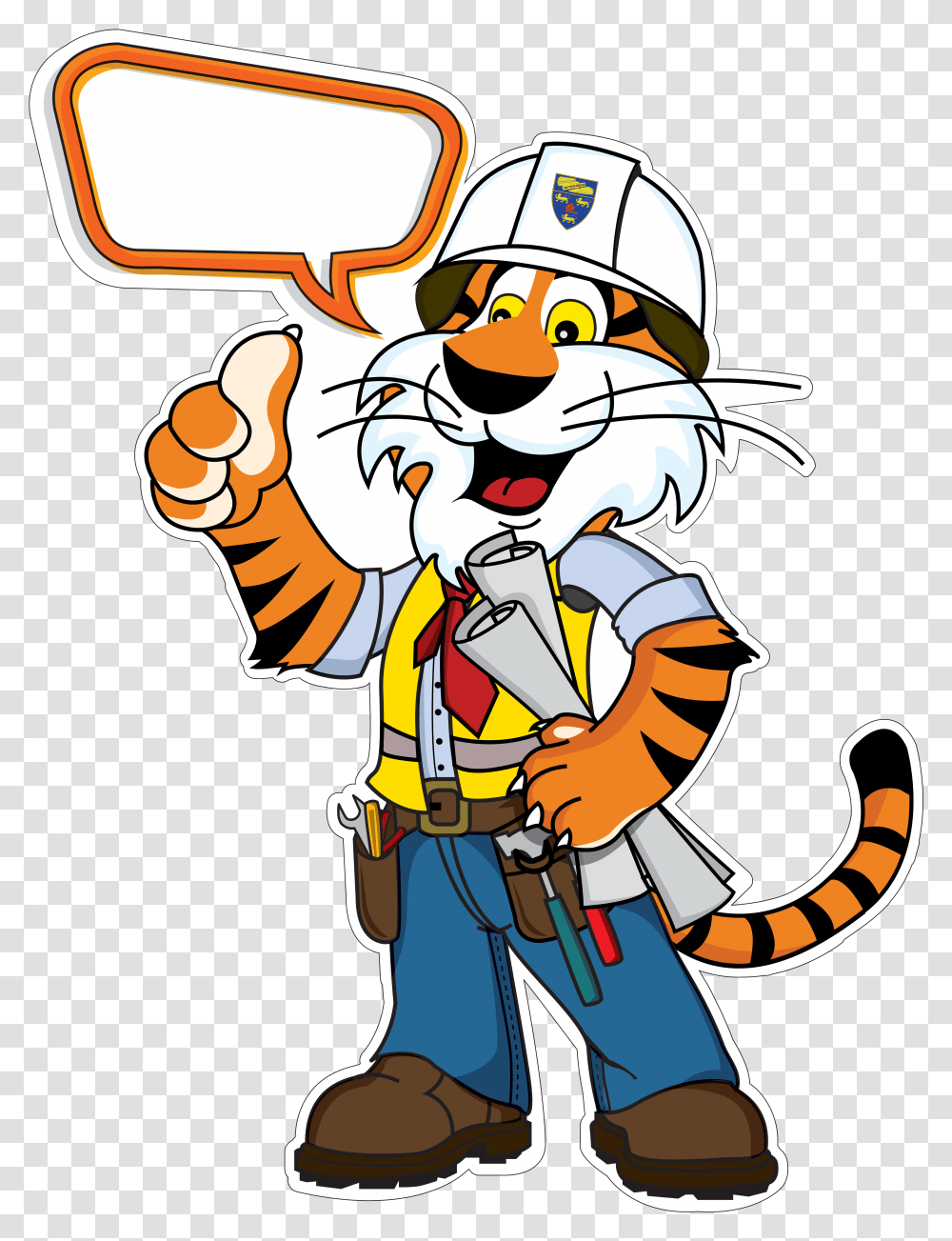 Engineer Clipart Safety Engineer Safety Cartoon, Person, Human, Fireman, Pirate Transparent Png