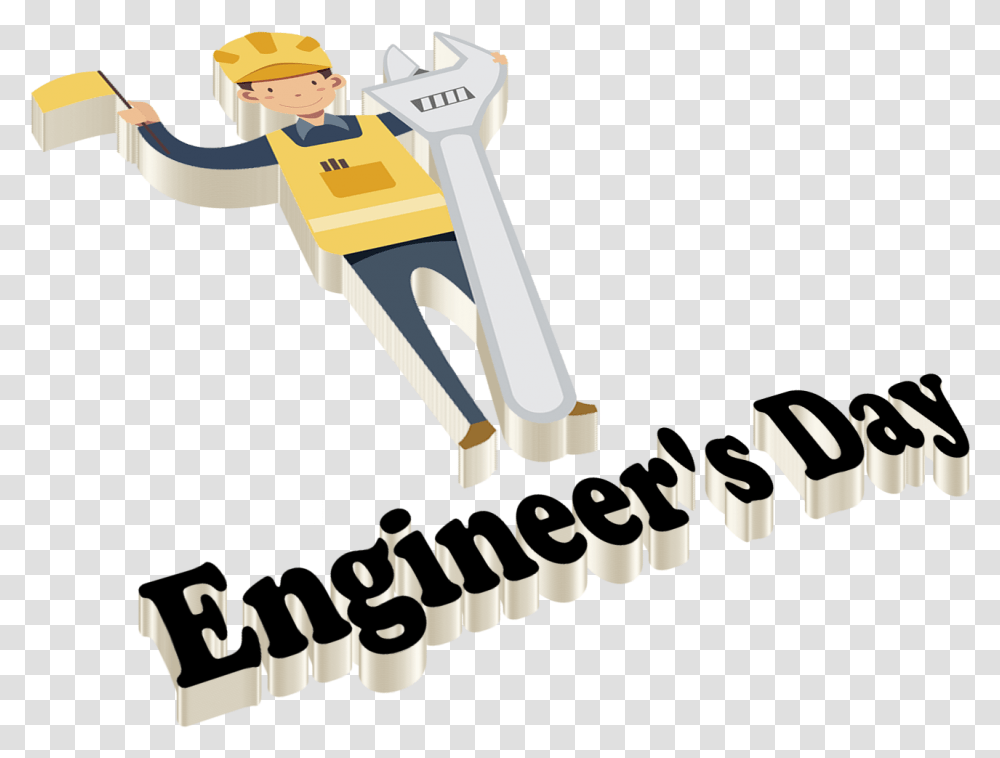 Engineer S Day Background Clipart Engineers Day, Person, Human, Helmet Transparent Png