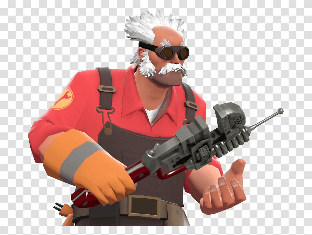 Engineer Tf2 Brainiac Hairpiece, Sunglasses, Accessories, Accessory, Person Transparent Png