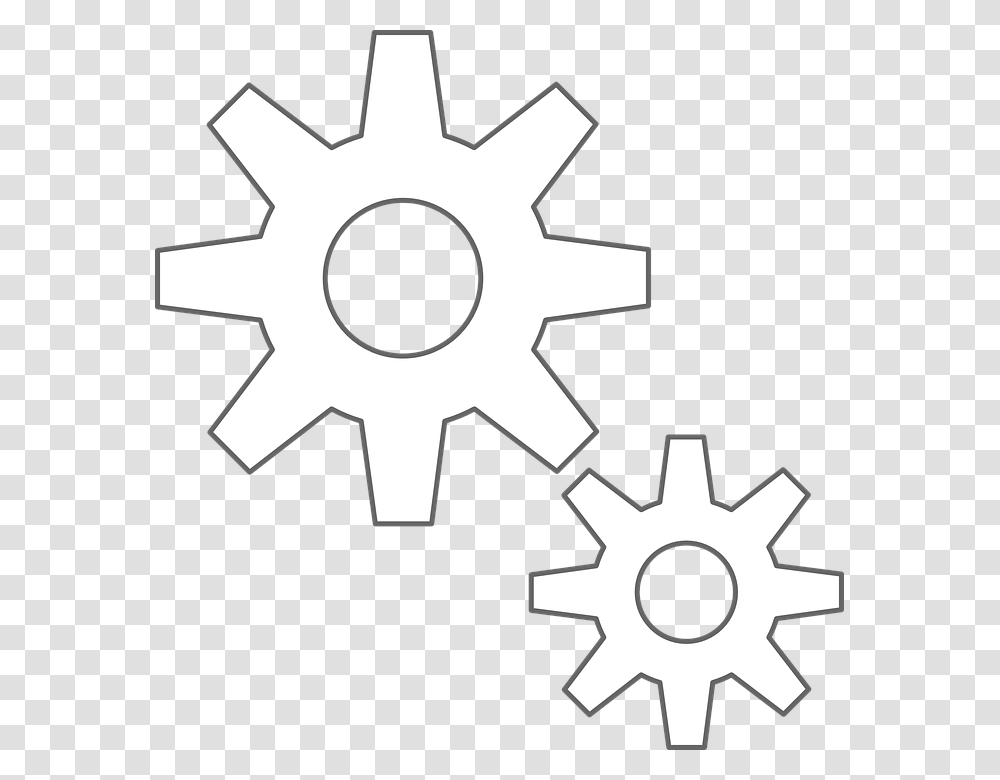 Engineering Symbols, Machine, Cross, Gear Transparent Png