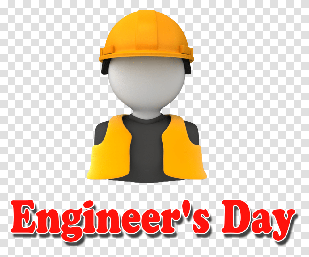 Engineerquots Day Hd Images Construction Worker, Apparel, Helmet, Hardhat Transparent Png