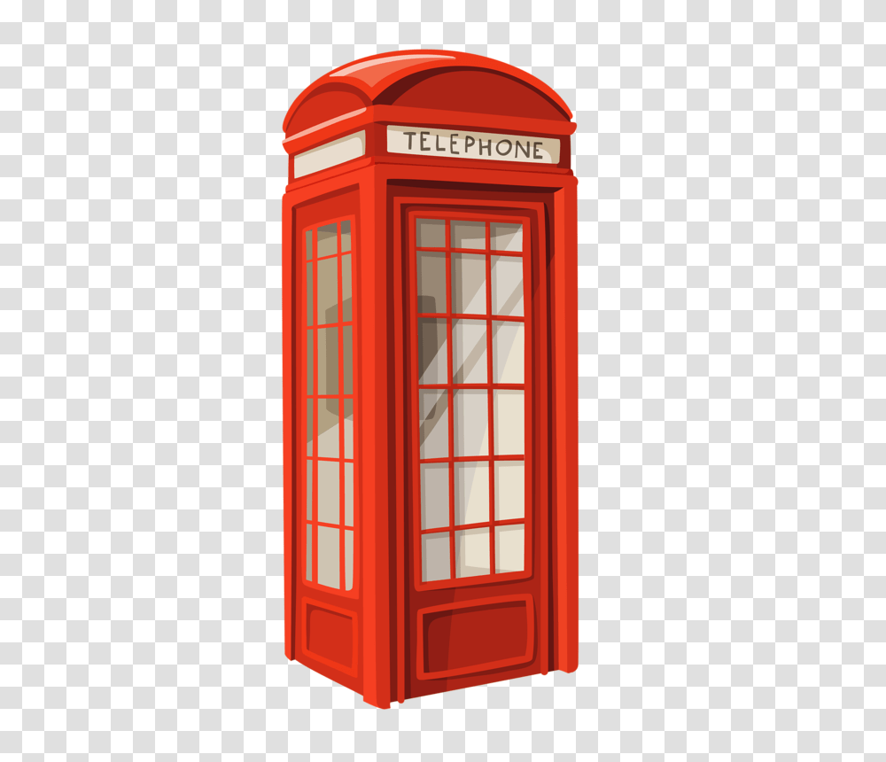 England, Country, Phone Booth, Door Transparent Png