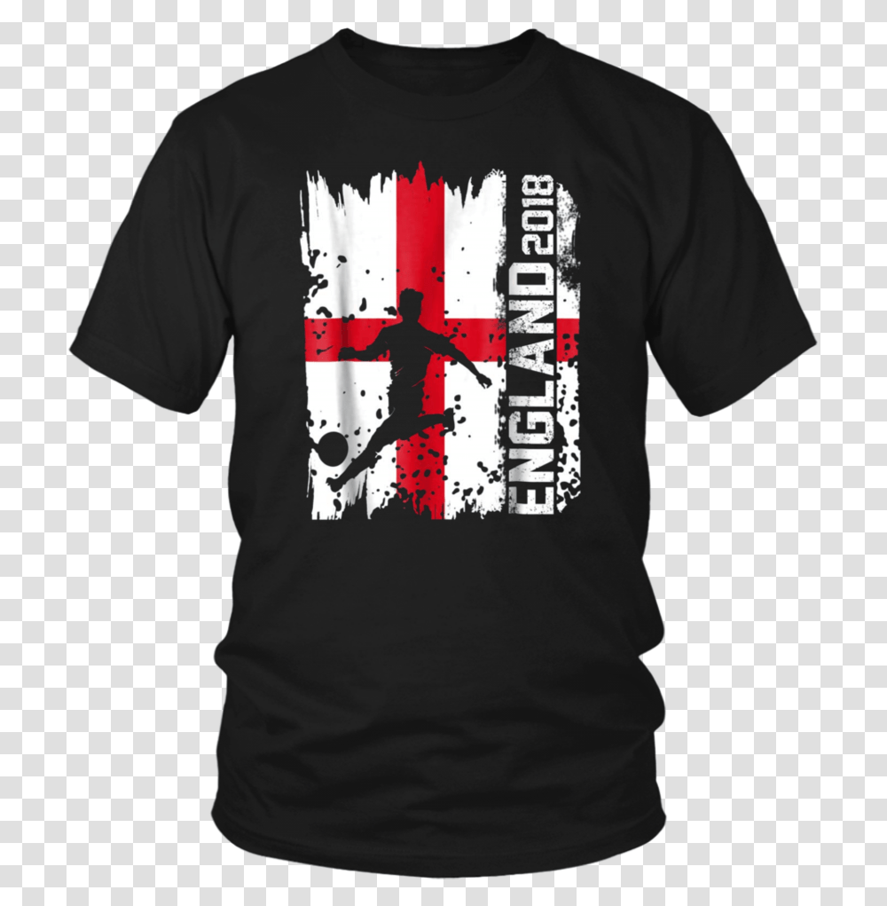 England Flag 2018 English Soccer Football Cup T Shirt Larry Bernandez T Shirt, Apparel, T-Shirt, Person Transparent Png