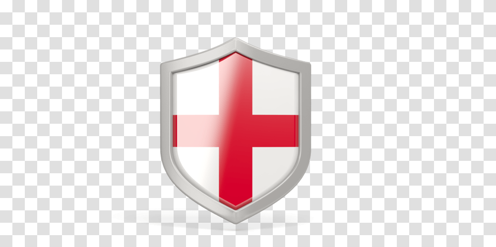 England Flag In A Shield, Armor Transparent Png