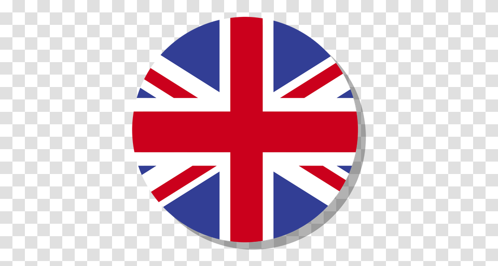 England Flag Language Icon Circle & Svg Uk Us Thin Blue Line, Logo, Symbol, Trademark, First Aid Transparent Png