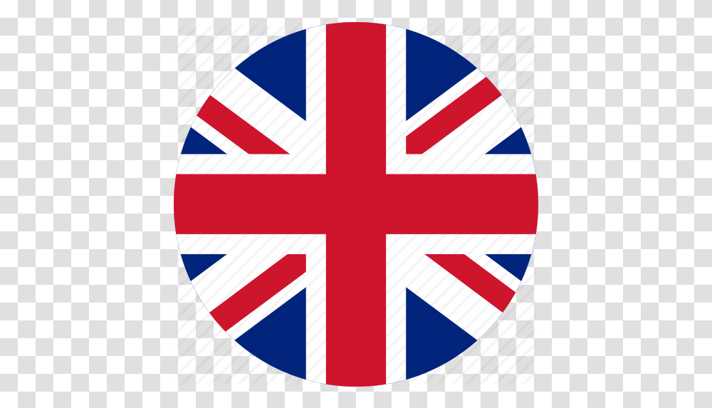 England Flag Uk Icon British Flag In A Circle, Logo, Symbol, Trademark, First Aid Transparent Png