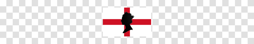 England Flag With Queen Elizabeth, Logo, Trademark, Silhouette Transparent Png