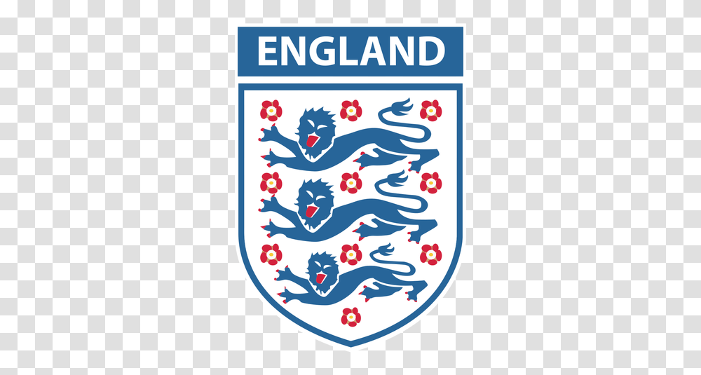 England Football Team Logo & Svg Vector File England Three Lions Badge, Armor, Shield, Rug, Pattern Transparent Png