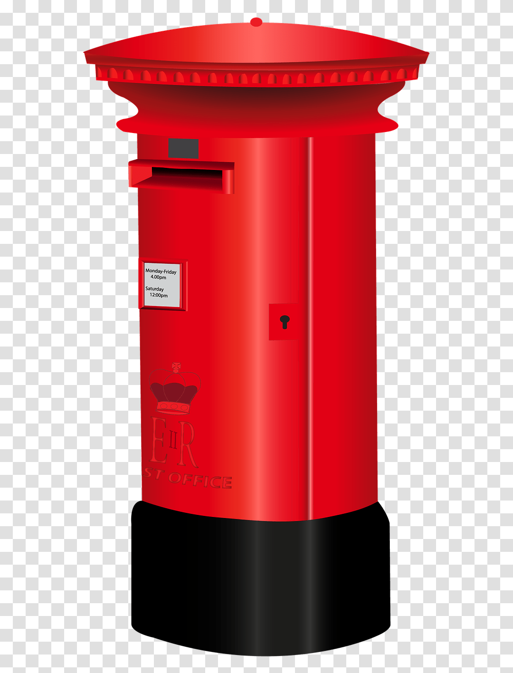 England Letterbox British Post Box, Mailbox, Postbox, Public Mailbox Transparent Png