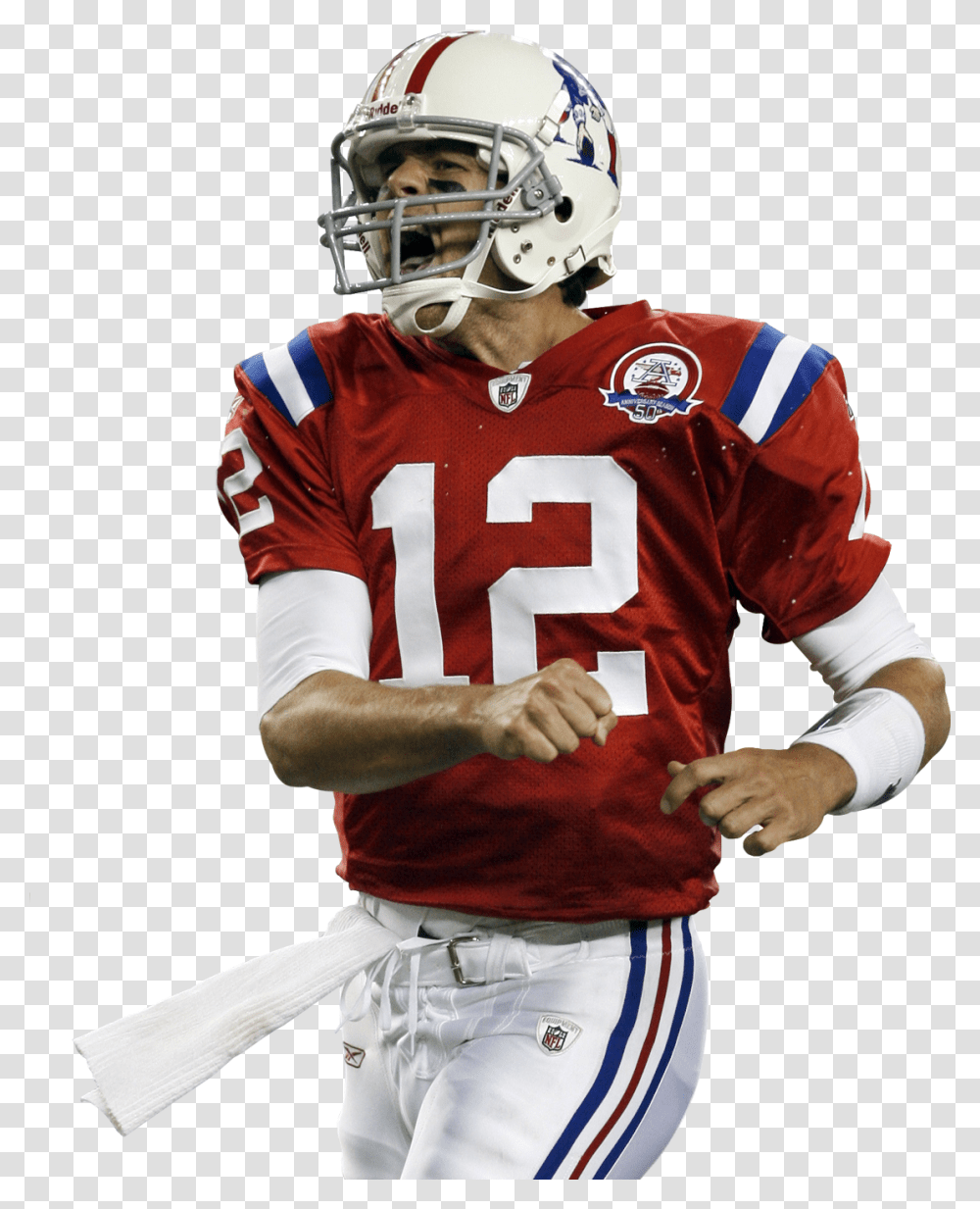 England Nfl Bowl Patriots Jersey Super Quarterback Tom Brady Afl Jersey, Apparel, Helmet, Person Transparent Png