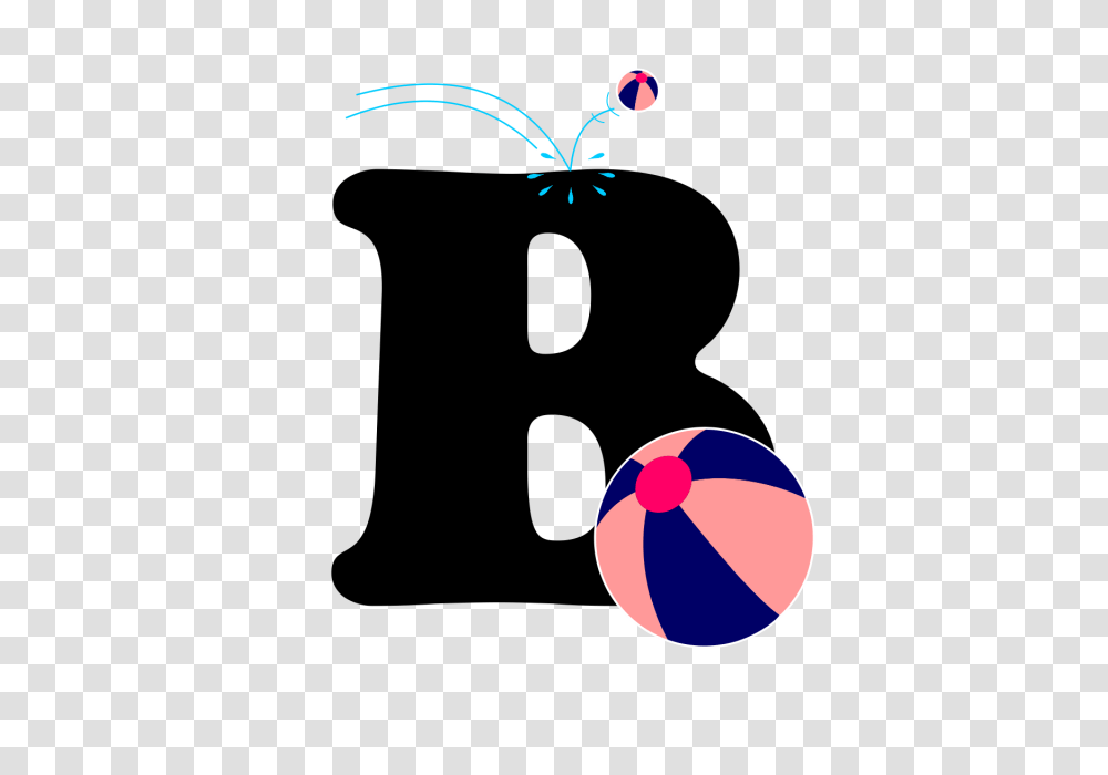 English Alphabet With Picture Letter B English Letter Cartoon, Number Transparent Png