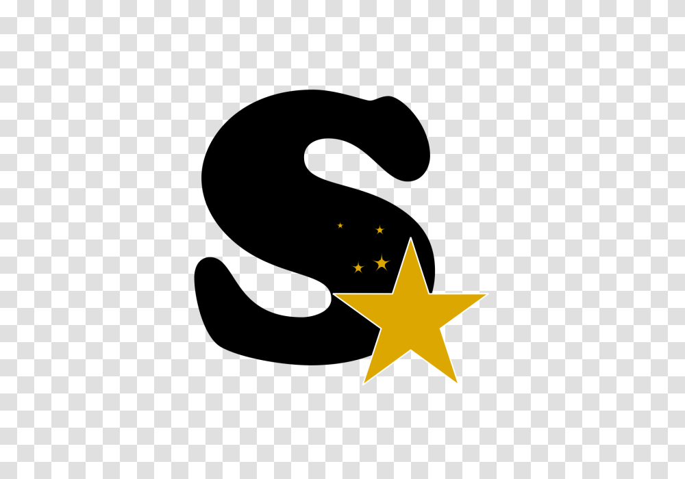 English Alphabet With Picture Letter S English Letter Cartoon, Star Symbol, Stencil Transparent Png