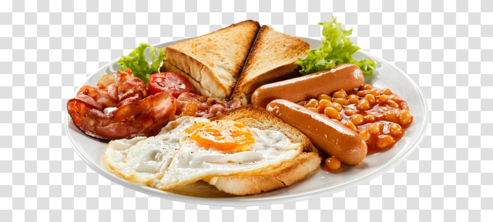 English Breakfast Individual English Breakfast, Food, Toast, Bread, French Toast Transparent Png