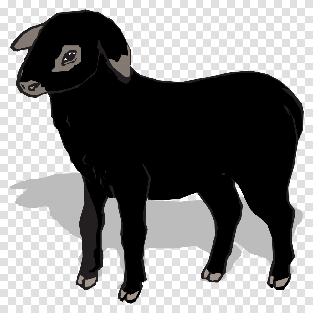 English Bulldog Silhouette, Animal, Mammal, Sheep, Cow Transparent Png