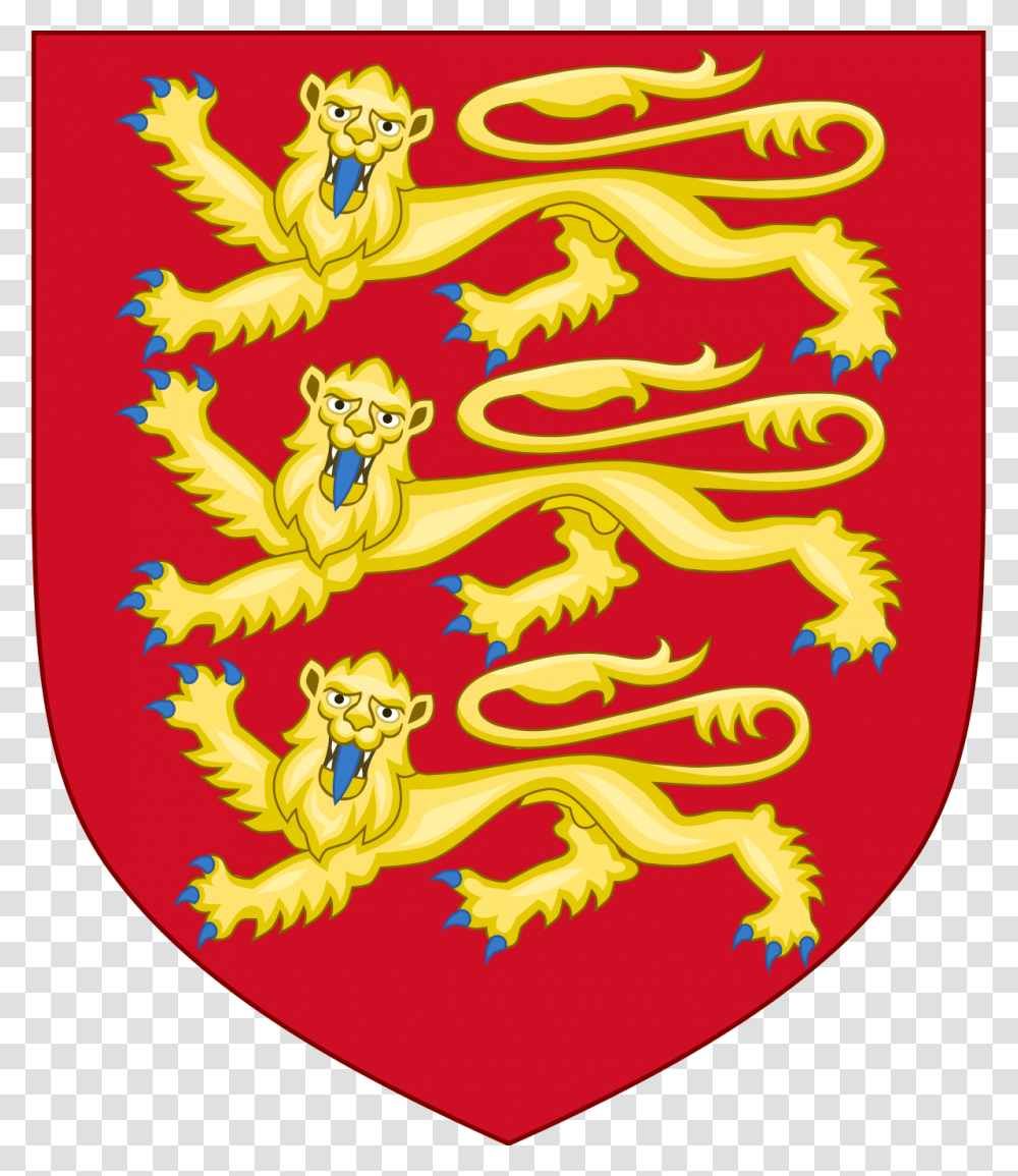 English Coat Of Arms, Painting, Dragon Transparent Png
