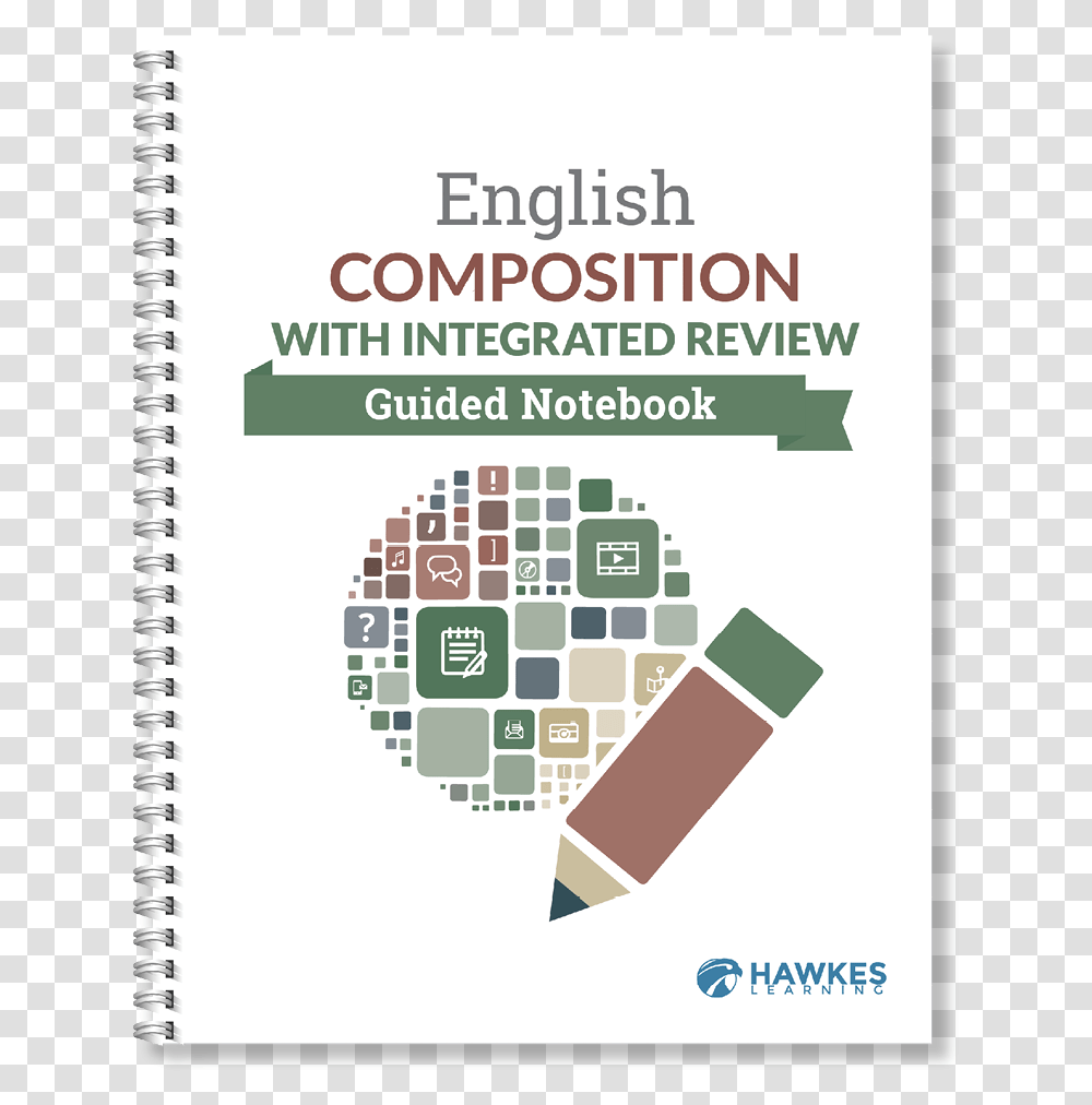 English Composition With Integrated Review Guided Notebook Hawkes Learning, Flyer, Poster, Paper Transparent Png