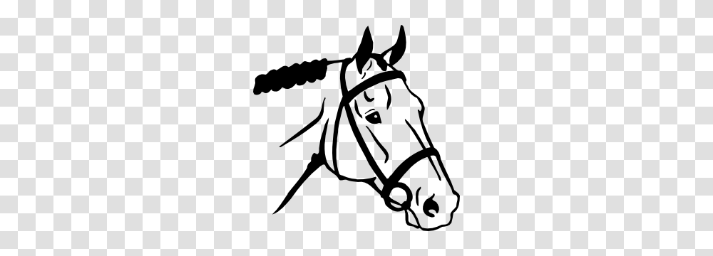 English Horse Head Sticker, Bow, Mammal, Animal, Stencil Transparent Png