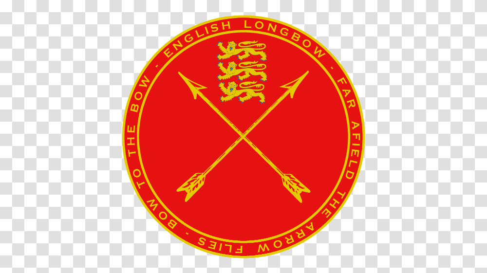 English Longbow Red & Gold Seal Shirt Oriel College Crest, Logo, Symbol, Trademark, Label Transparent Png
