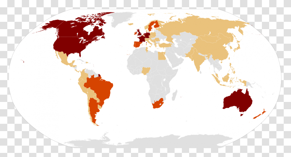 English Proficiency World Map, Diagram, Plot, Atlas Transparent Png