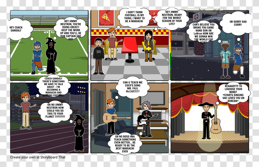 English Project Storyboard By 76cb7ef9 Comics, Book, Person, Human, Manga Transparent Png