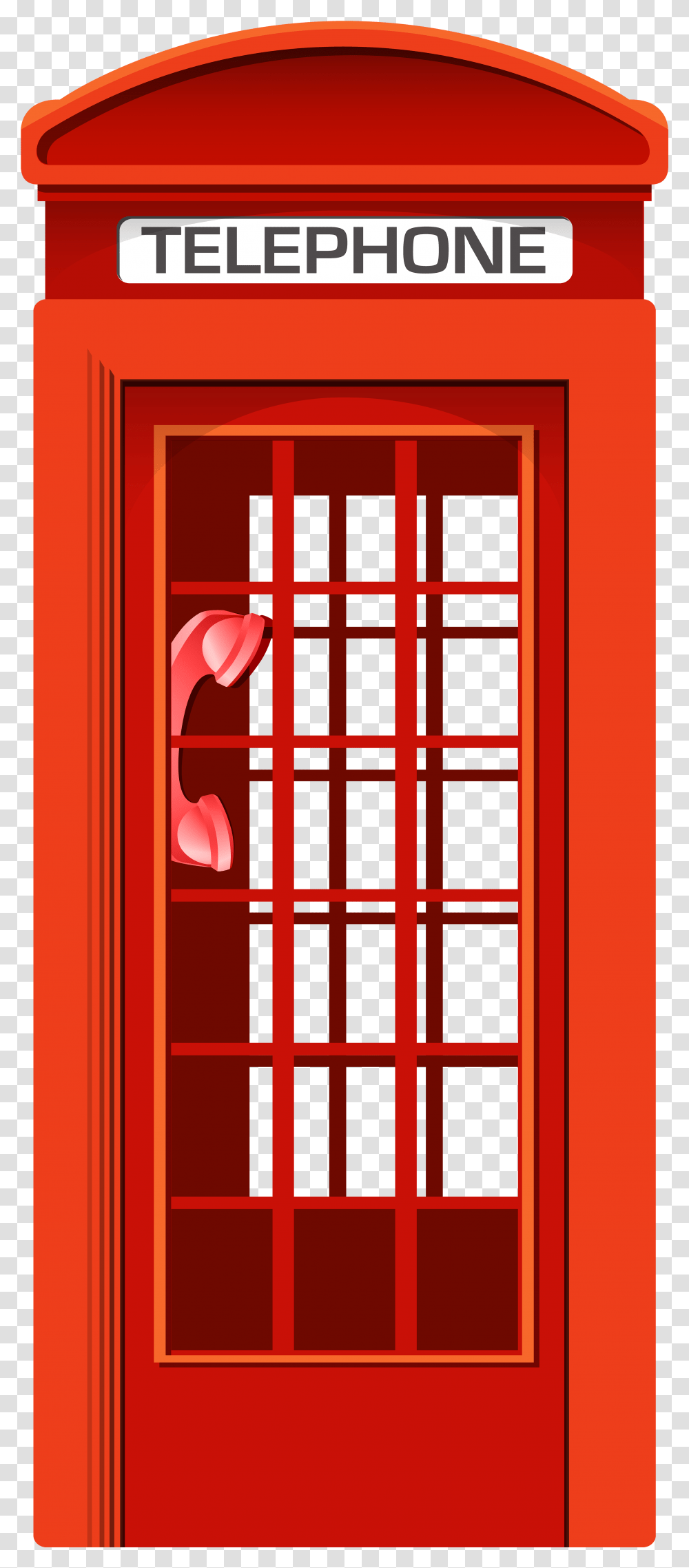 English Telephone Booth Clipart Red Telephone Box Clipart, Door, Gas Pump, Machine Transparent Png