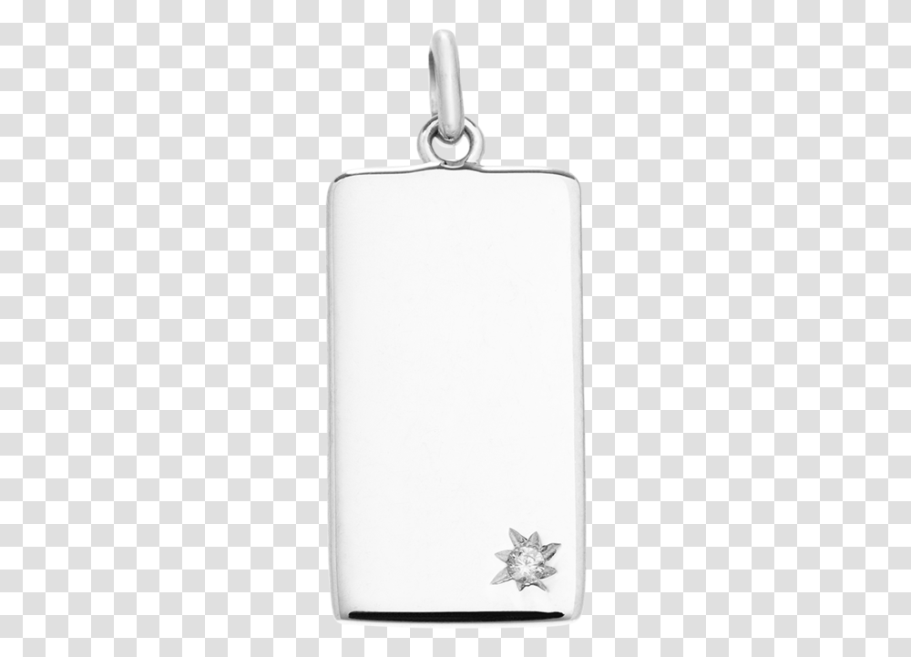 Engravable Rectangle Tag Locket, Electronics, Phone, White Board, Mobile Phone Transparent Png