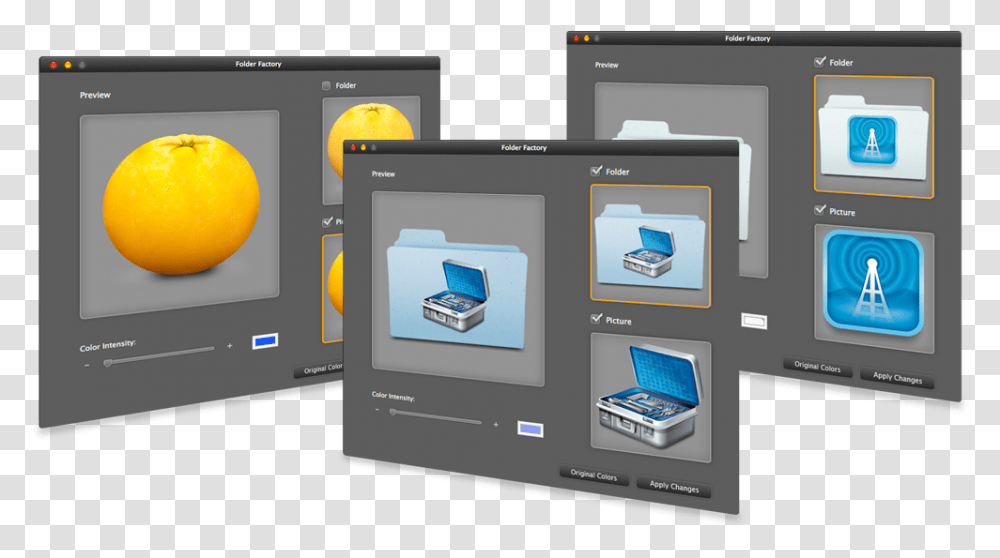 Enhance Your Folder Icons Orange, Computer, Electronics, Food, Tablet Computer Transparent Png