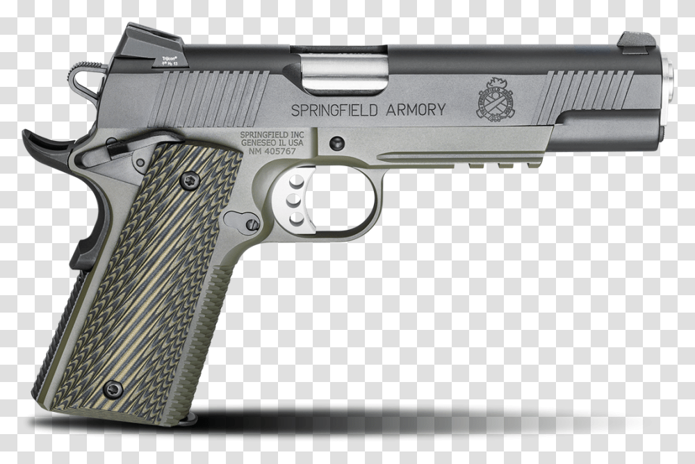 Enhanced Micro Pistol Model Handgun Springfield Armory 1911 Mc Operator, Weapon, Weaponry Transparent Png