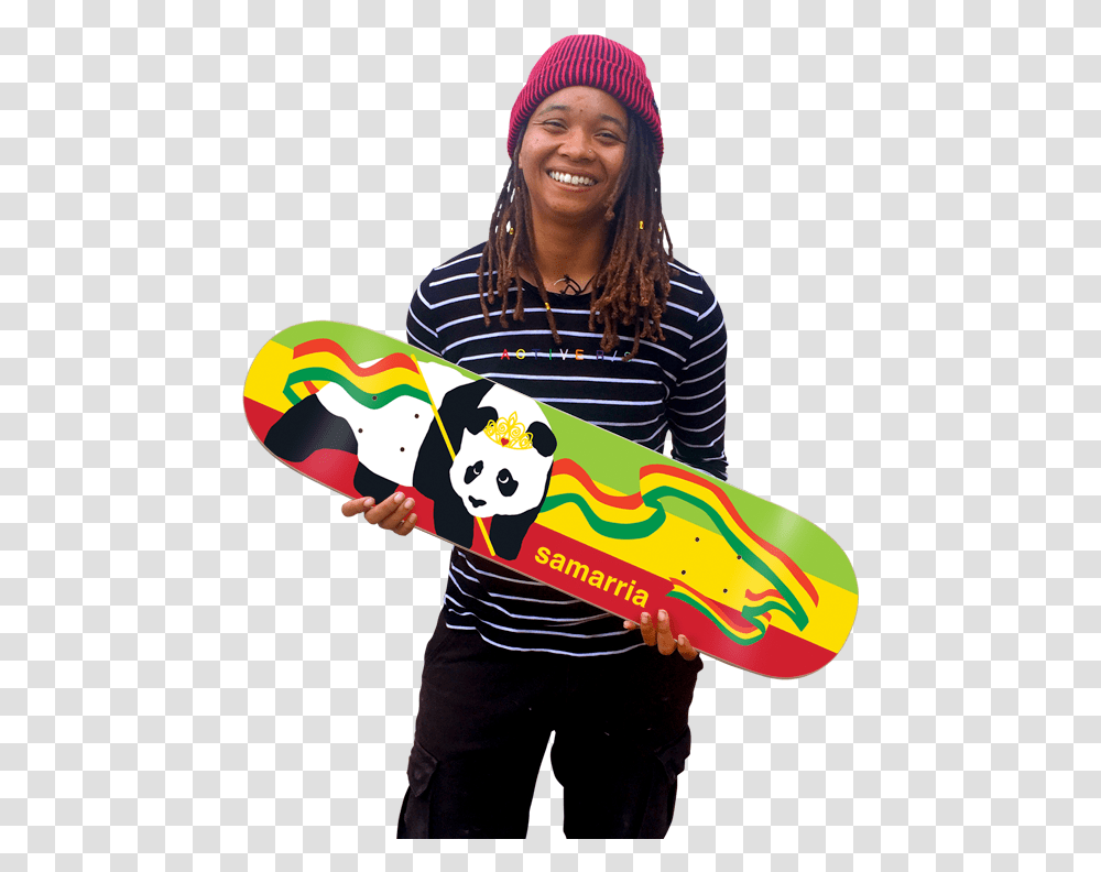 Enjoi Samarria Brevard Team Profile Samarria Brevard, Person, Skateboard, Sport, Long Sleeve Transparent Png