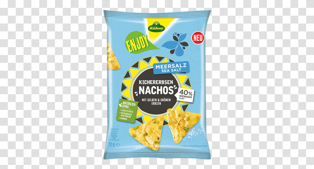 Enjoy Chickpeas Nachos Sealsalt Khne - Made With Love Khne Kichererbsen Nachos, Food, Bread, Plant, Cracker Transparent Png