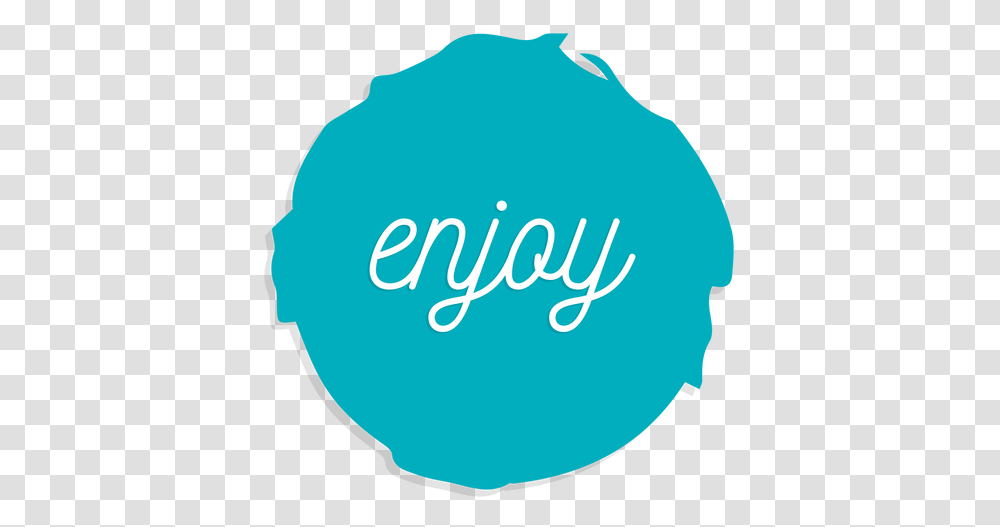 Enjoy Circle Sign & Svg Vector File Circle, Logo, Symbol, Trademark, Text Transparent Png