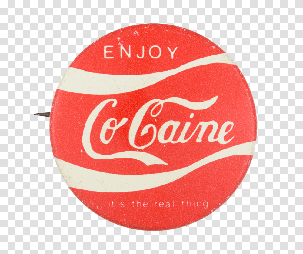 Enjoy Cocaine Coca Cola Logo In Cocaine Full Size Emblem, Coke, Beverage, Drink, Soda Transparent Png