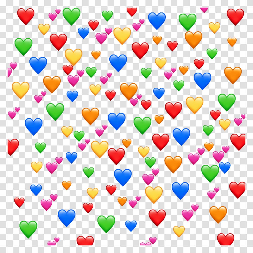 Enjoy Heart Emoji Meme, Sweets, Food, Confectionery, Sprinkles Transparent Png