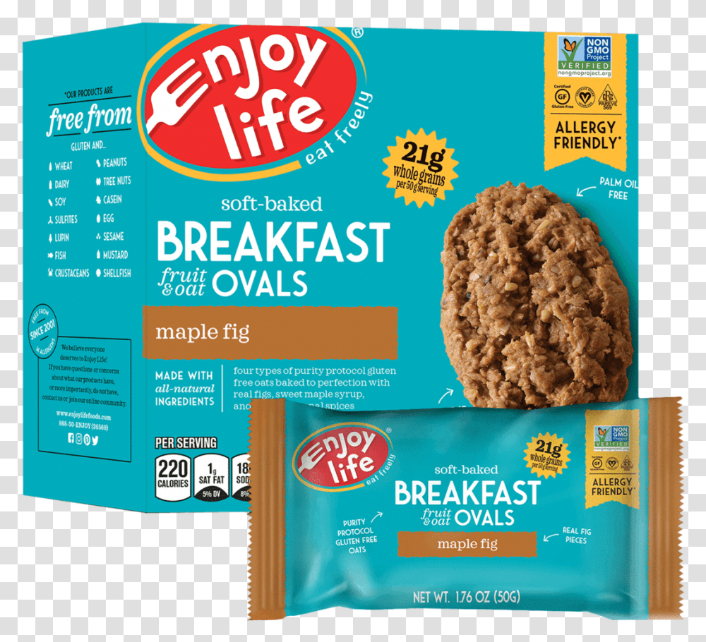 Enjoy Life Breakfast Ovals, Flyer, Poster, Paper, Advertisement Transparent Png