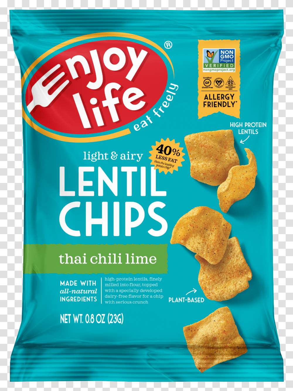 Enjoy Life Lentil Chips, Bread, Food, Cracker, Flyer Transparent Png