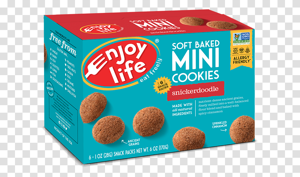 Enjoy Life Mini Cookies, Flyer, Poster, Paper, Advertisement Transparent Png