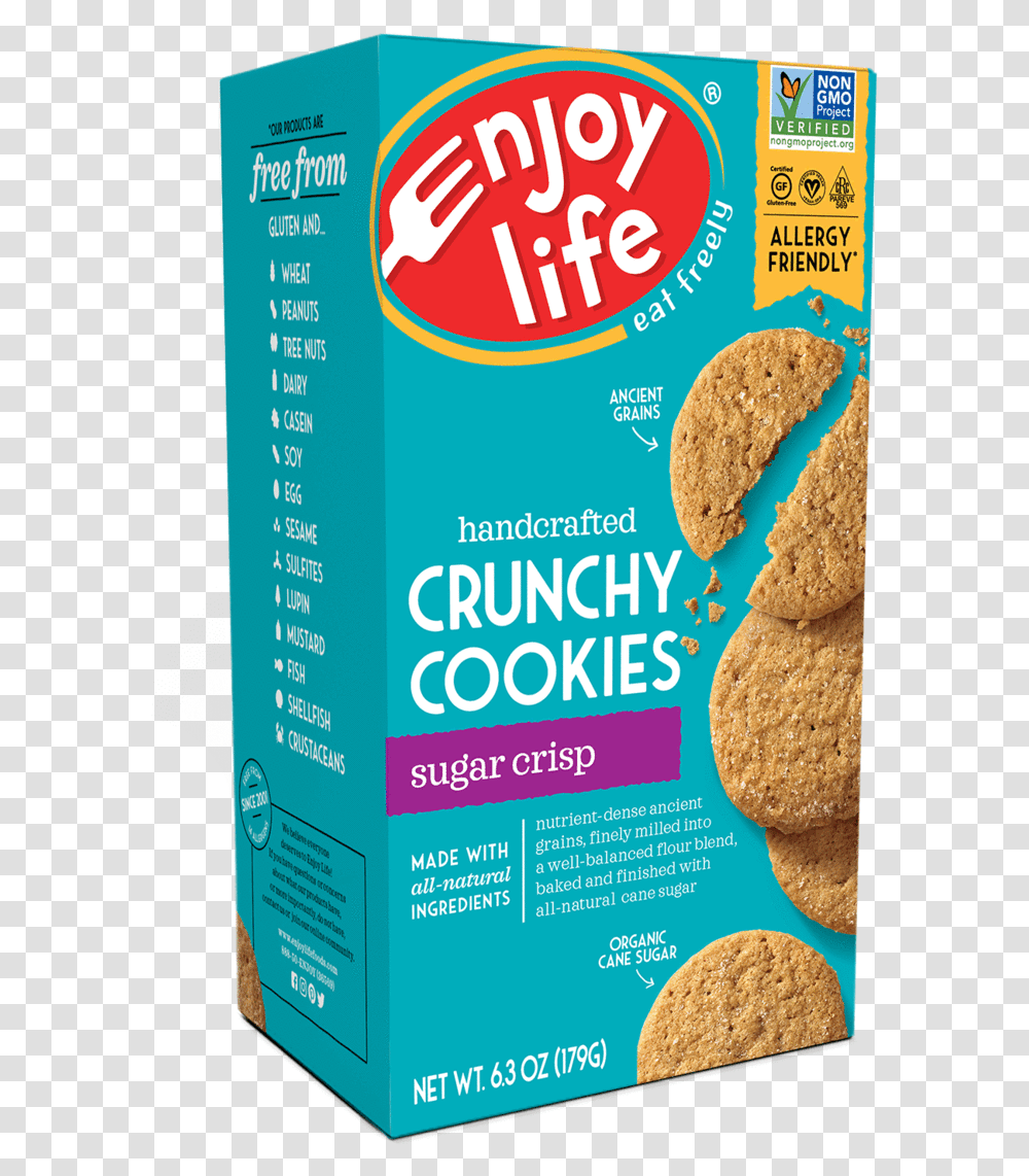 Enjoy Life Soft Baked Cookies, Food, Bread, Plant, Snack Transparent Png