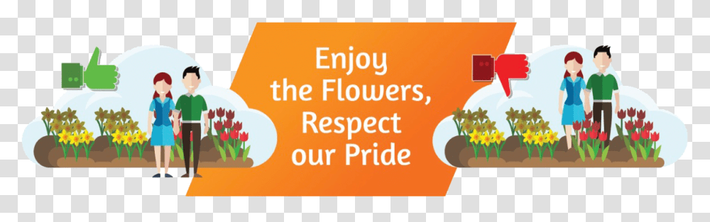 Enjoy The Flowers Respect Our Pride, Person, Plant, Outdoors, People Transparent Png