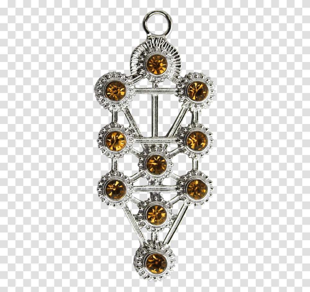 Enlightenment Kaballah Amulet Necklace Map Of The Spiritual Body, Accessories, Accessory, Jewelry, Brooch Transparent Png